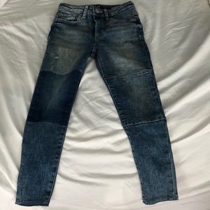 Pants for girls stretch high rise ankle jegging